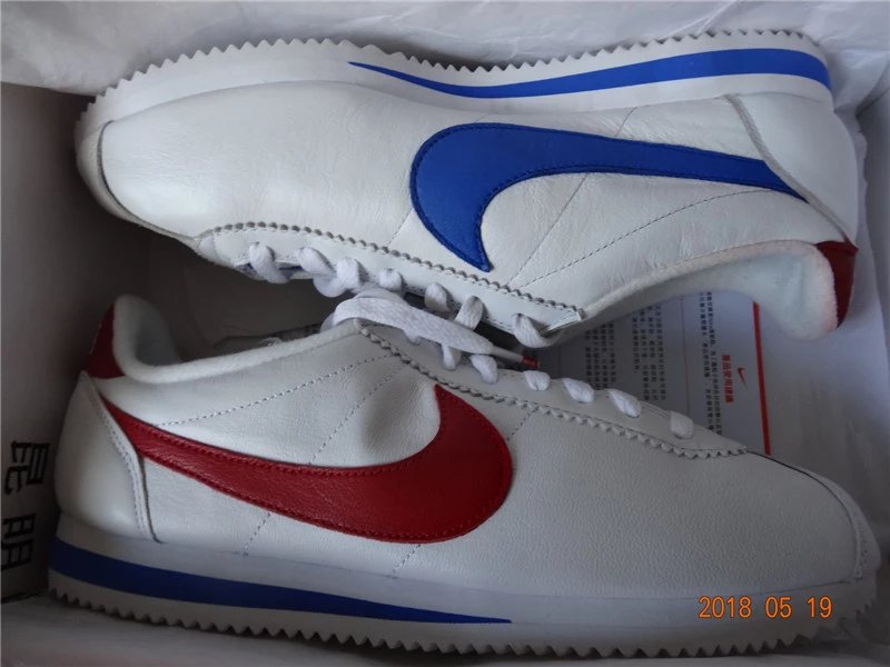 耐克红蓝鸳鸯阿甘鞋!nike cortez 鸳鸯红蓝勾 全皮质 885723 164