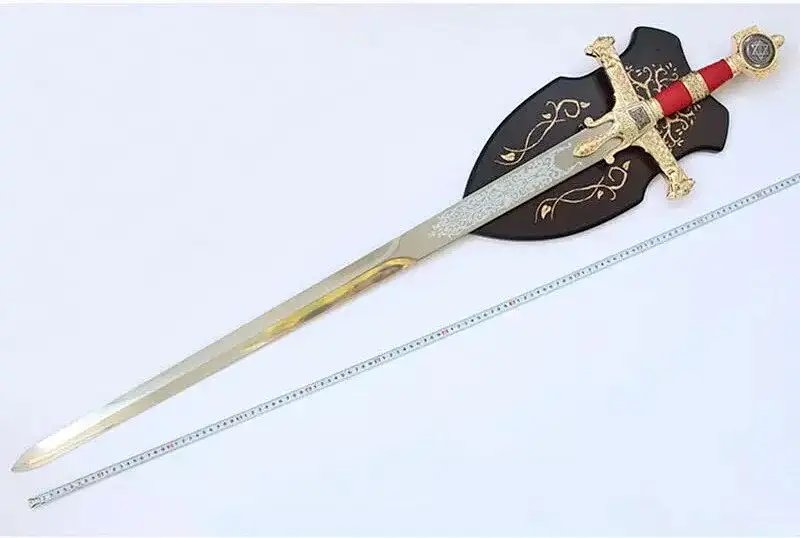 耶和华的剑 产品规格:剑全长: 123 cm 剑 宽: 25 cm 刃 长: 94 cm 刃