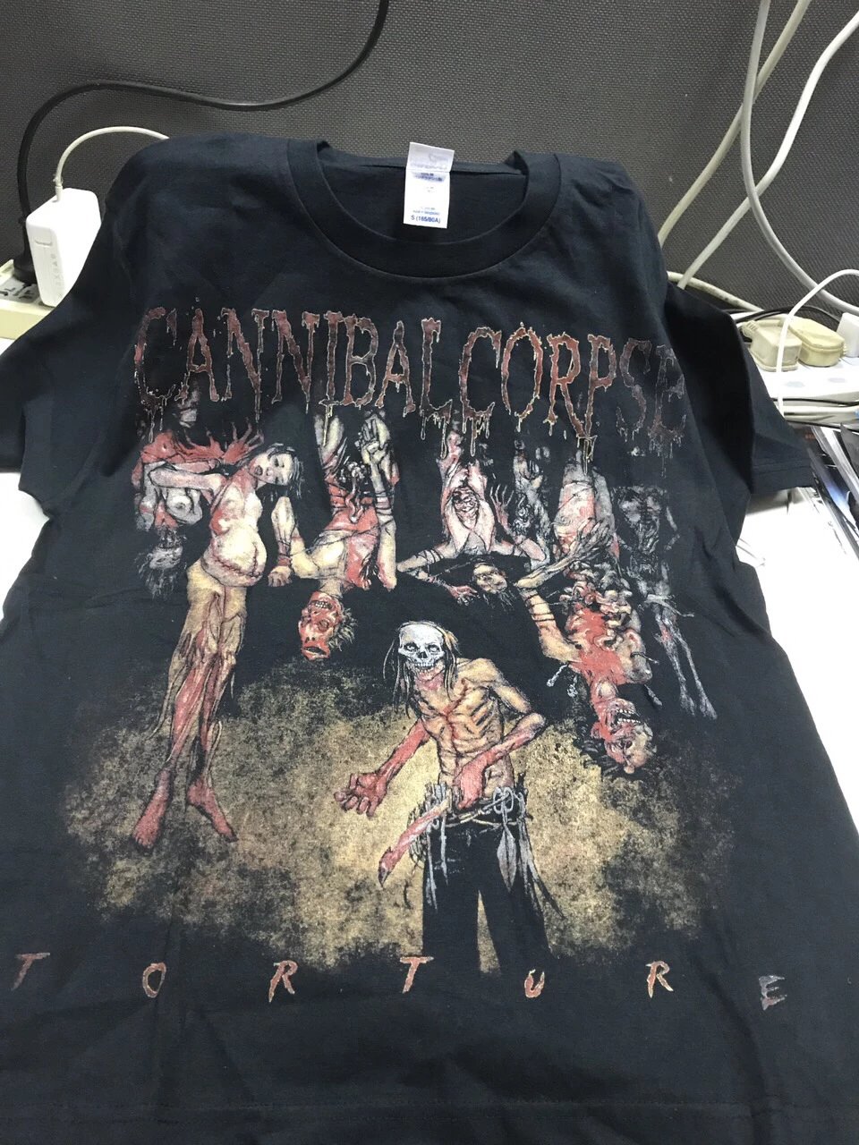 美殿堂级死亡金属乐团cannibal corpse 食人尸巡演t恤