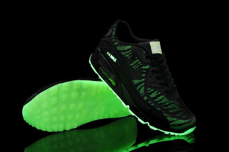 耐克air max 90 40-45码 高频黑荧光绿