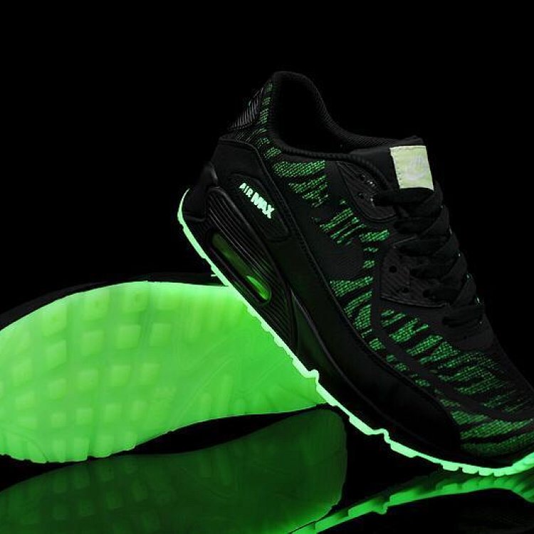 airmax90黑绿,airmax90绿色 耐克air max 90 40-45码 高频黑荧光绿