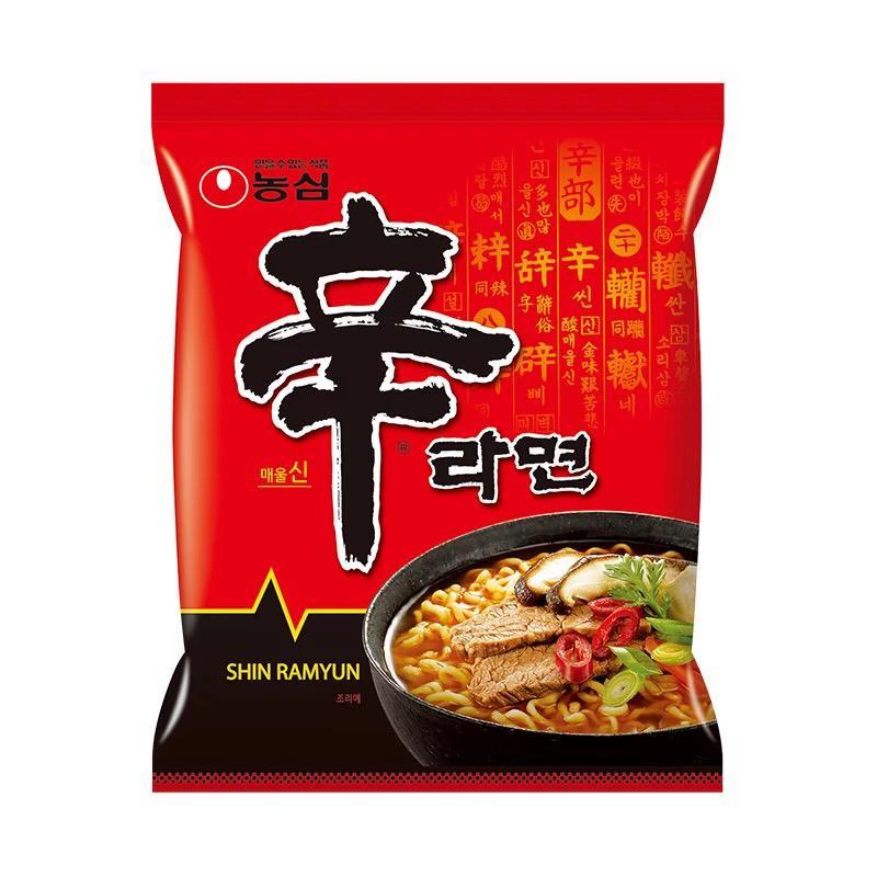 韩国农心辛拉面袋面120g