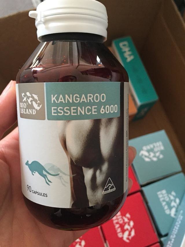 男士补肾圣品bio-island袋鼠精活力胶囊6000mg,90粒,此品牌系列产品