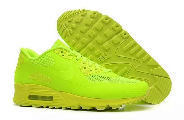 airmax90绿色,airmax90蓝色 『包邮』air max 90 高频荧光绿(男女鞋) 材质:头层皮 耐磨橡胶底