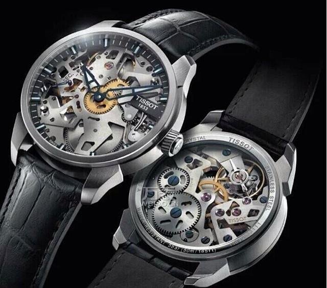 【钟表部】天梭tissot-天匠镂空系列 t070男士机械表