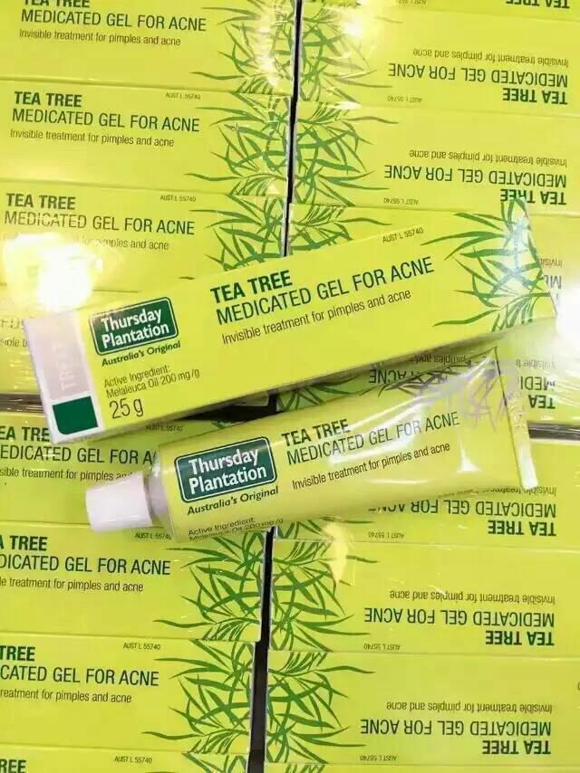 澳洲tea tree medicated gel for acne 茶树祛痘凝胶25g 蕴含茶树油