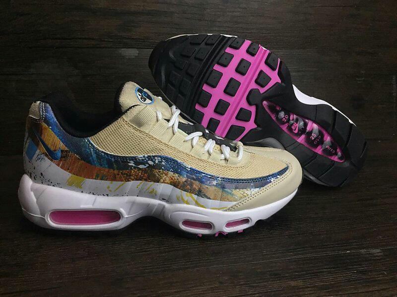 超a爆款 耐克 nike air max95清明上河图 米灰 男鞋40