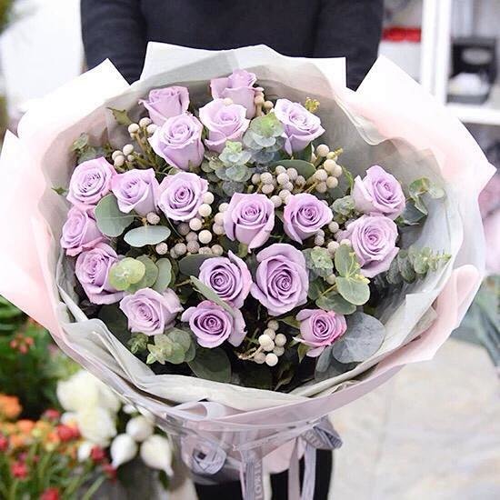 鲜花花束,紫色假日公主玫瑰花束,平时价288,节日价388