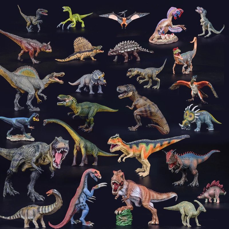 侏罗纪世界恐龙玩具套装 霸王龙 帝王暴龙 仿真动物
