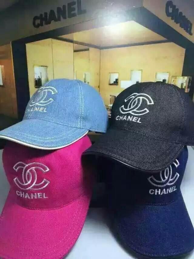 chanel香奈儿2015最新棒球帽,专柜同步,采用上乘牛仔面料,人工刺绣