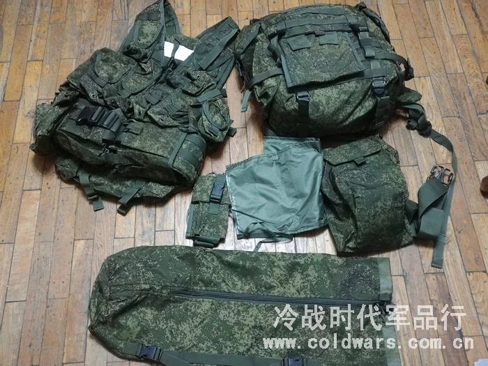 俄罗斯军服 全新全套 俄军6sh117作战装具 emr迷彩战术背心