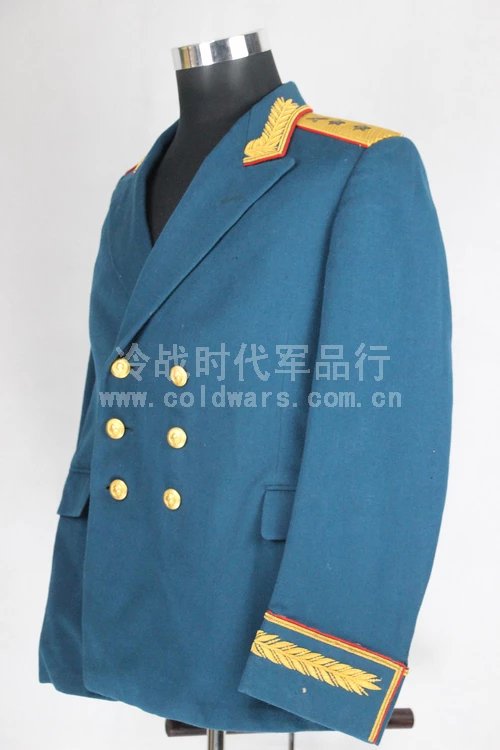 苏联军服 实发苏军陆军炮兵中将m55/58礼服上衣 华达呢 金属符号