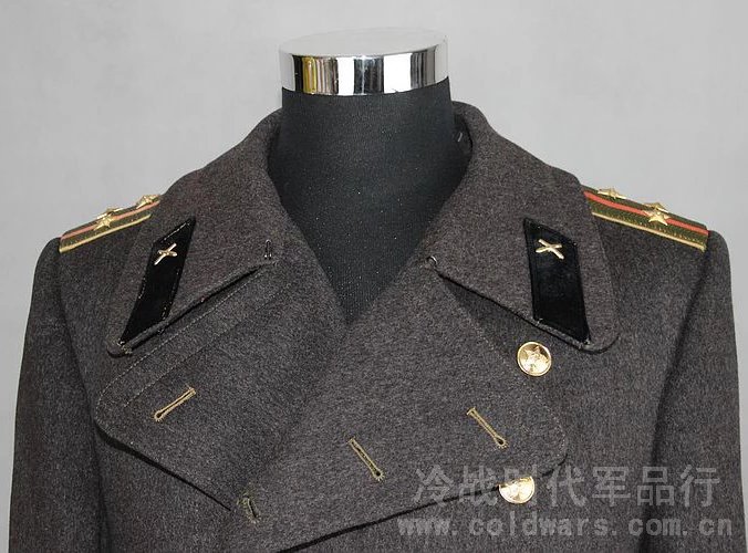 苏联军服 实发苏军m69陆军炮兵上校冬季常服大衣 天鹅绒领章