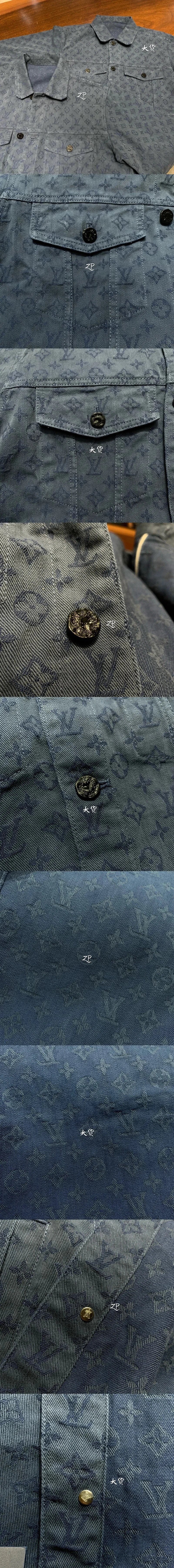 lv 19新款 吴亦凡同款 老花提花牛仔衣外套