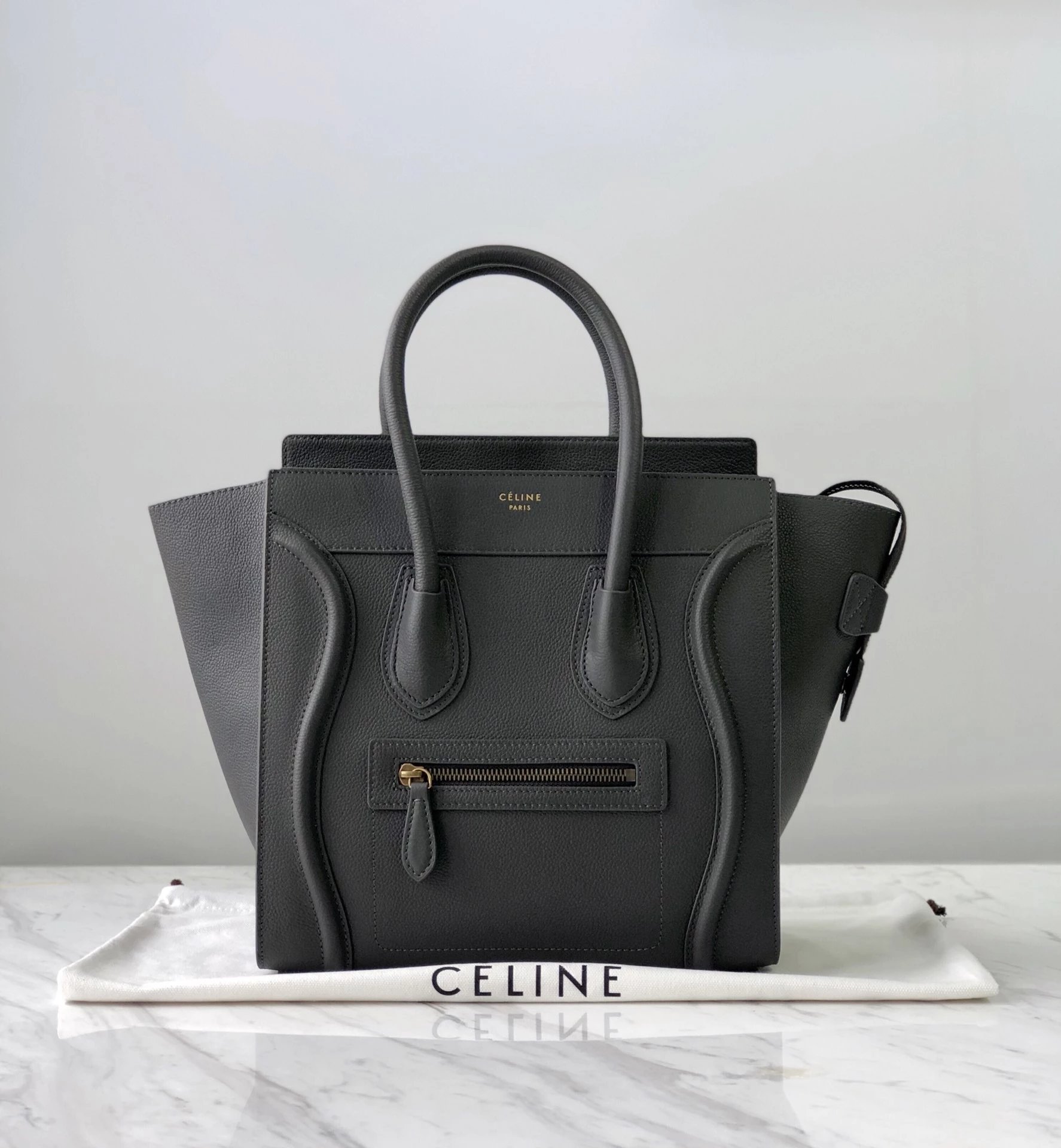 celine 赛林 经典款笑脸包,女士牛皮手提包,众多女明星的争相追逐的