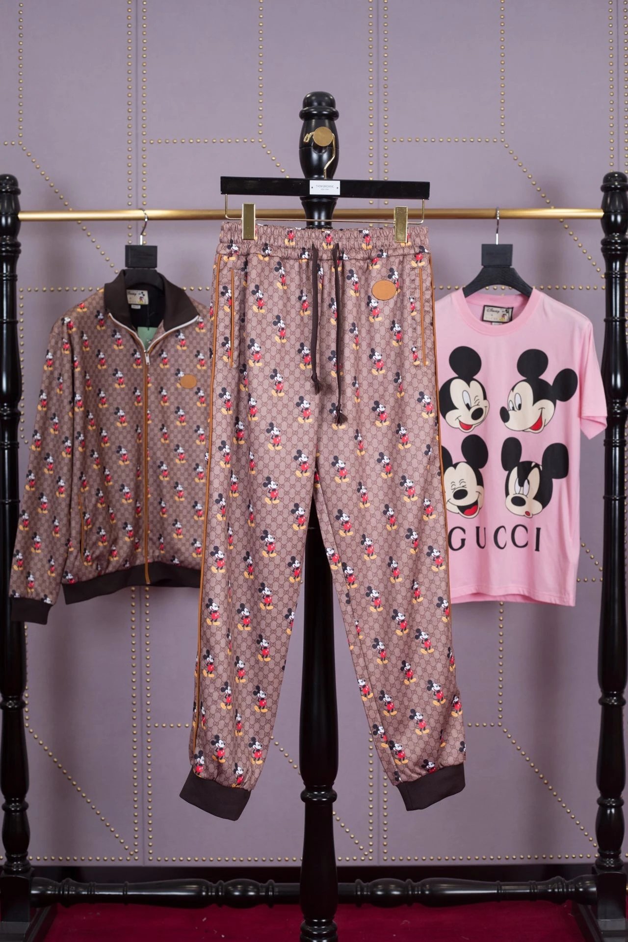 gucci 古驰 2020早春迪士尼 米老鼠 米奇 夹克 套装 外套 裤子 男女