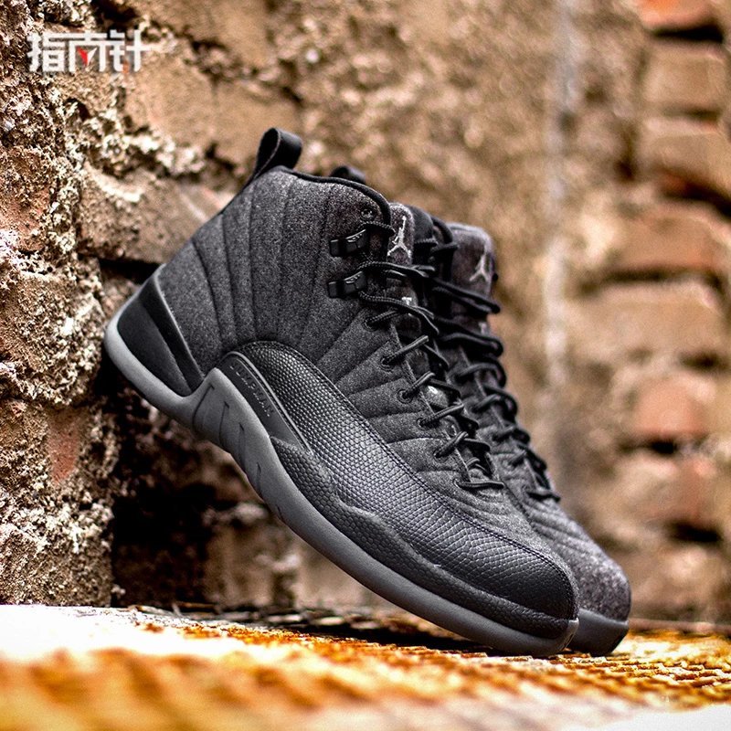 AIR 乔 12 WOOL AJ12 羊毛深灰 852627-003运动鞋 篮球鞋