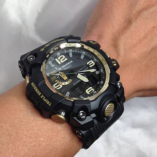 Casio G-SHOCK Mud King Triple Sensor GWG-1000GB-1A 1A3 Solar Radio Wave Meter