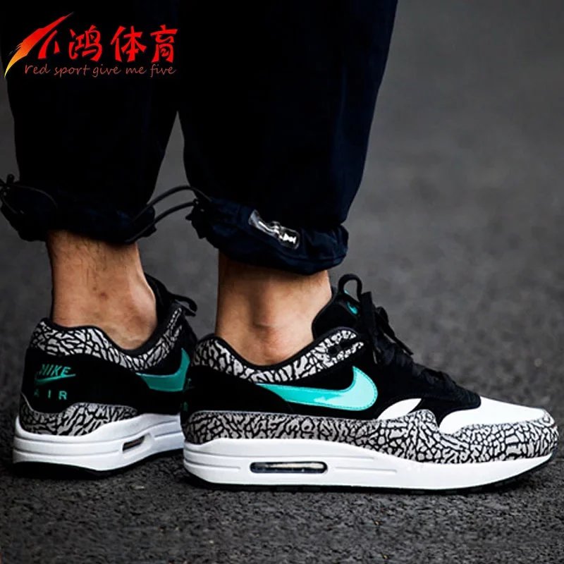 Xiaohong Sports atmos x Nike Air Max 1 Premium Elephant Pattern 908366-001
