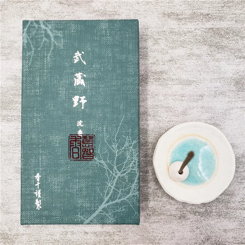 日本进口香十日本香堂线香武藏野香风景白檀沉香伽罗家用薰香熏香