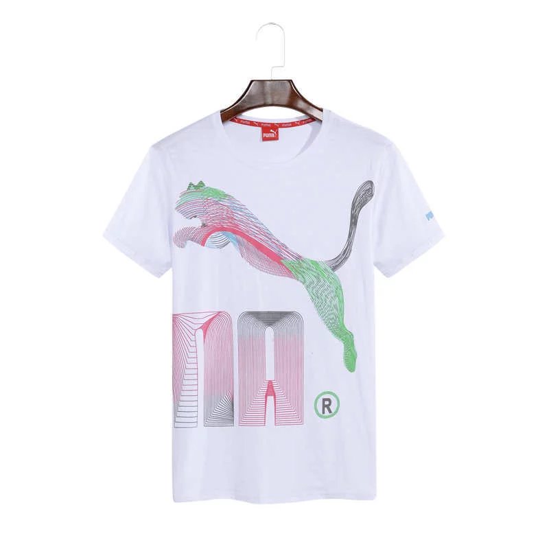 彪马PUMA短袖T恤黑色运动纯棉圆领男款修身半袖汗衫 3057 颜色 2种 尺码M5XL 6