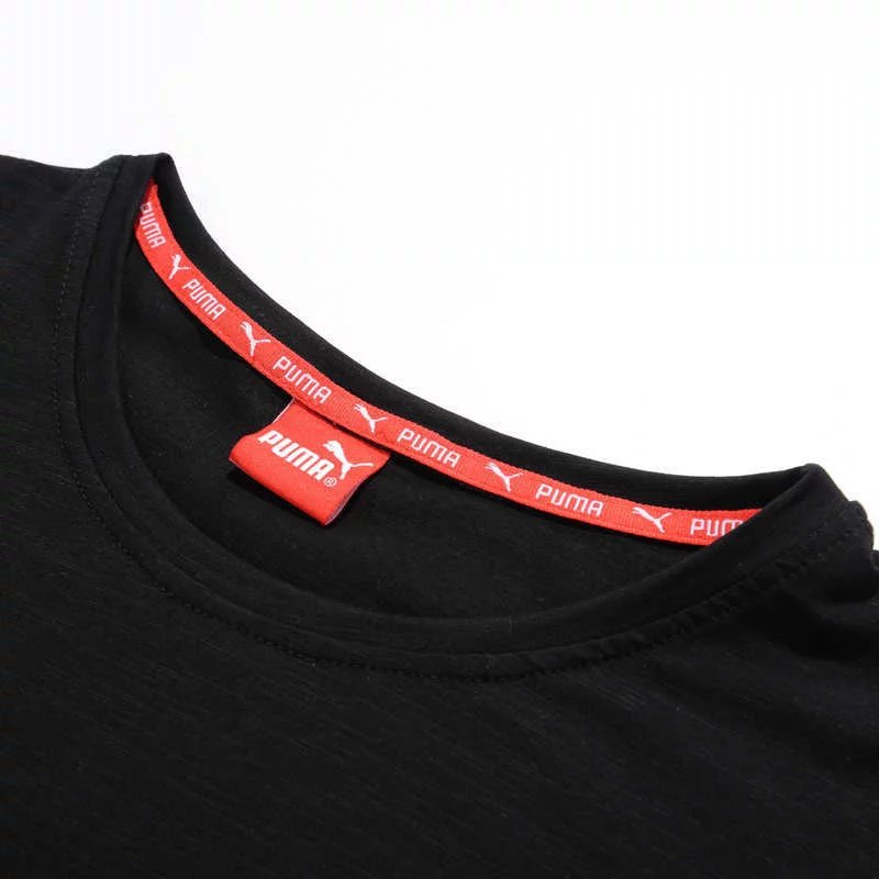 彪马PUMA短袖T恤黑色运动纯棉圆领男款修身半袖汗衫 3057 颜色 2种 尺码M5XL 7