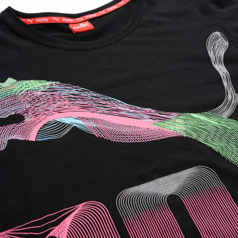 彪马PUMA短袖T恤黑色运动纯棉圆领男款修身半袖汗衫 3057 颜色 2种 尺码M5XL 8