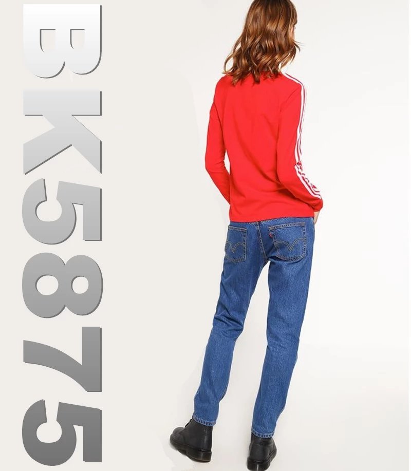 Adidas经典女款修身运动长袖T恤体恤 5873女长袖 颜色 3种 尺码  XSXL 6