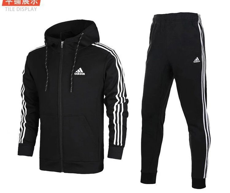 Adidas Couple Sport Pants Spring Summer Jogger Set