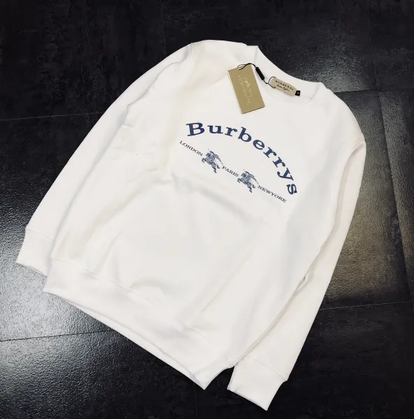 Burberry Arch Logo Sweatshirt Black Hoodie - 8