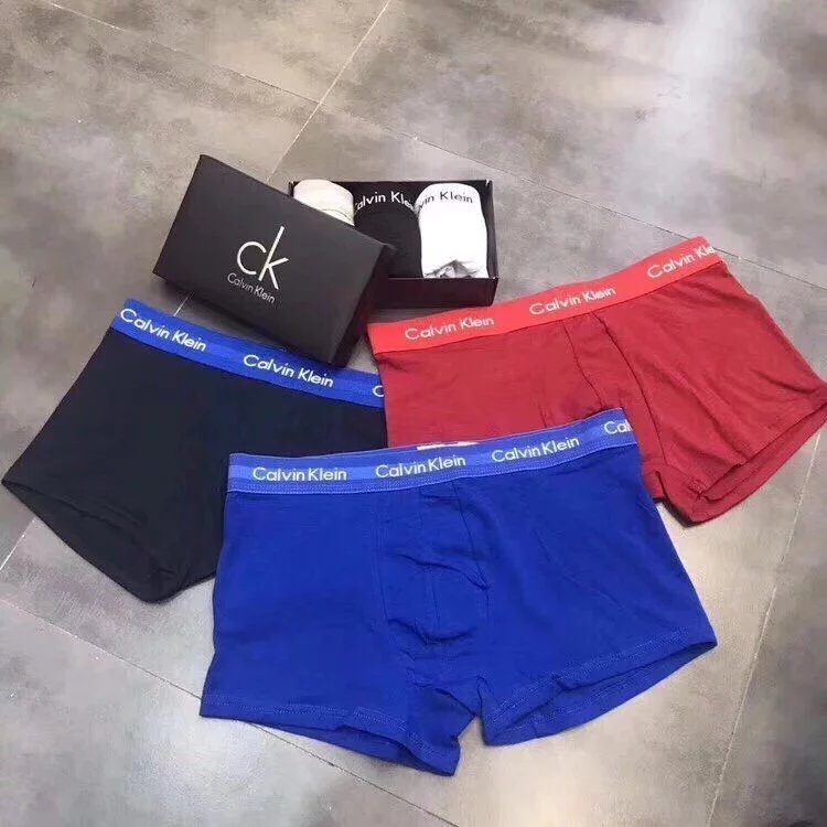 Calvin Klein Classic Cotton Boxer Briefs Assorted Colors Underwear - 6