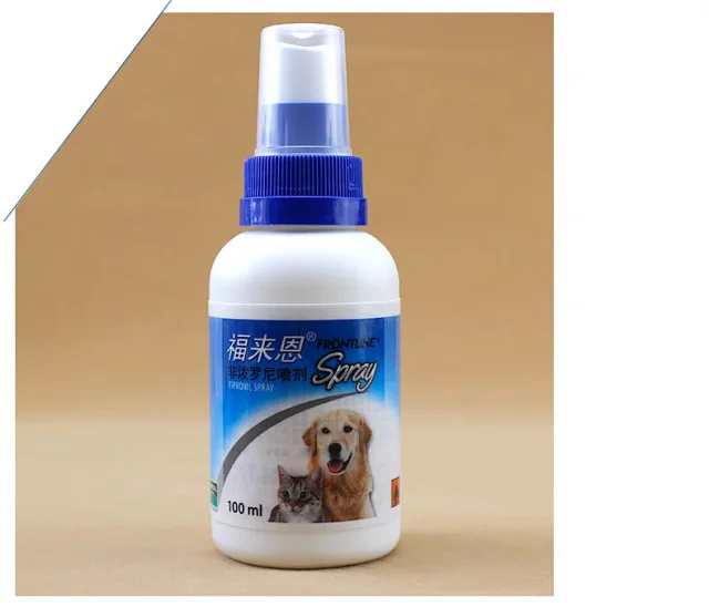 Frontline Spray法国福来恩非泼罗尼喷剂犬猫除虫喷剂 100ml 虱蚤蜱克星原装进品 品牌直销适合宠物 七周龄以上的幼猫及二日龄以上幼 犬及成犬猫和怀孕期 哺乳期的犬