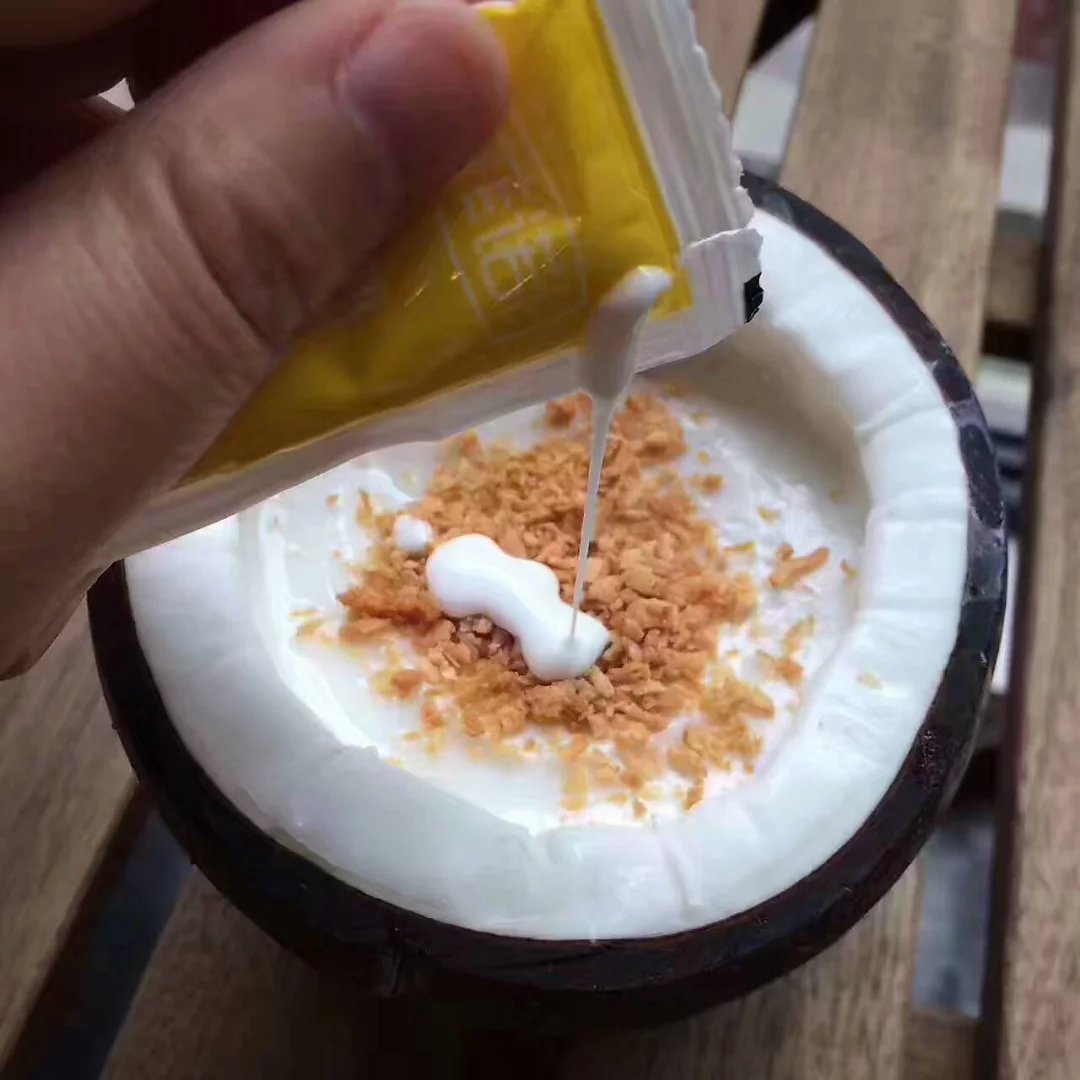 【菲诺椰子冻】新鲜黄金椰粒椰奶冻 1个30元 2个60元 长株潭市区包邮