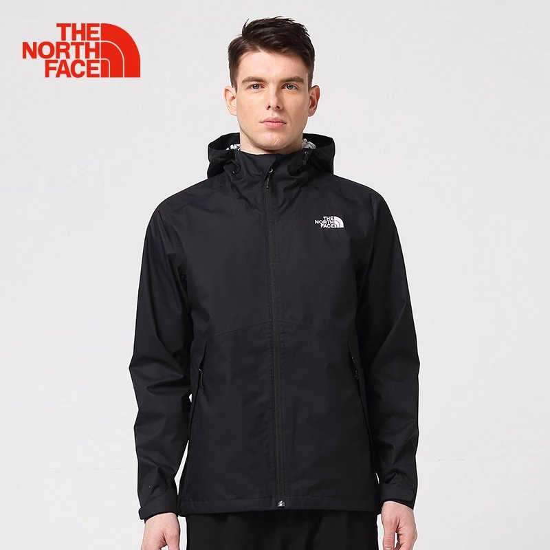 2024 Spring/Autumn Men's Hooded Outdoor Hiking Jacket Windproof Waterproof Breathable Single-Layer Shell M-4XL