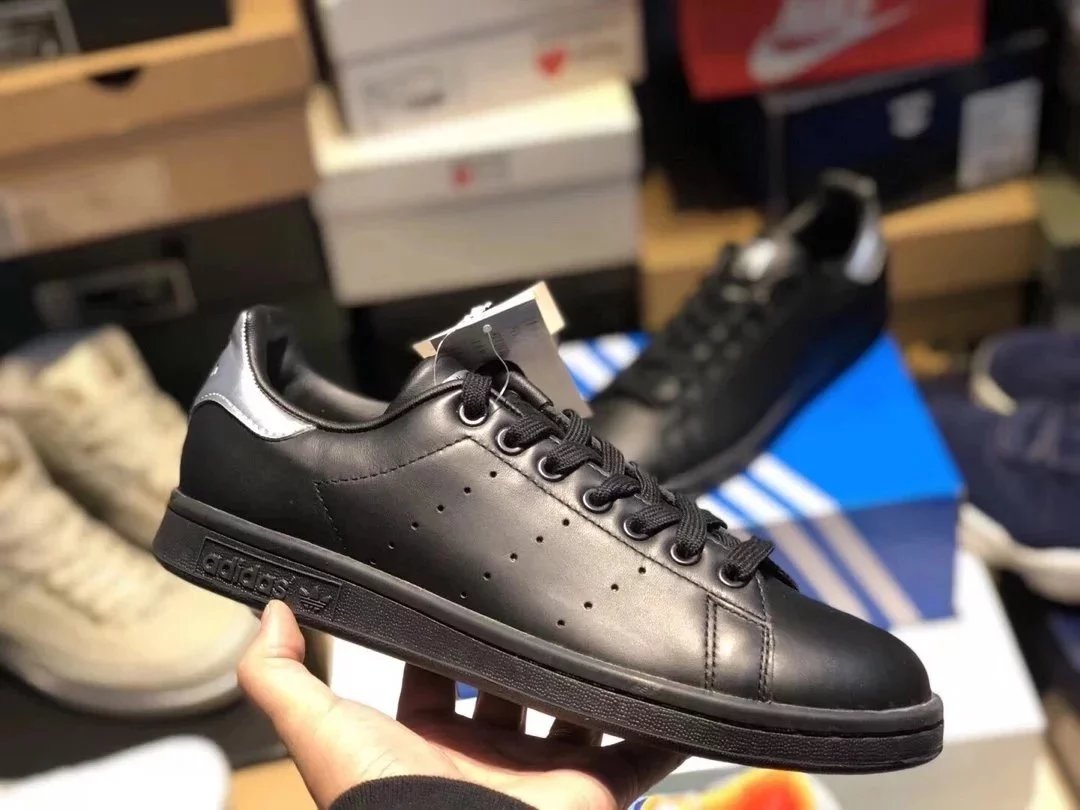 Stan Smith 史密斯黑银尾男女运动休闲板鞋小白鞋