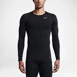 thumbnail for Men's Classic Knit Fabric Long Sleeve Fitness Breathable Quick Dry Tights