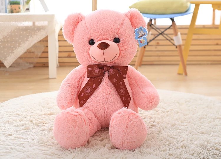 {js-1067} 新品绒绒泰迪熊公仔毛绒玩具来图定制女生儿童生日礼物