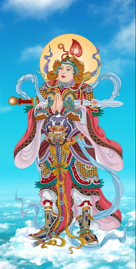 结缘 限1份 韦陀菩萨版画