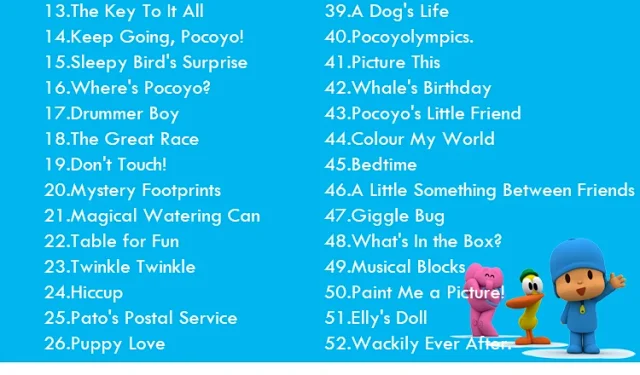 【代售】Pocoyo幼儿西语卡通动画高清视频MP4全系列第一季至第四季 赠合集共300多集   西语pocoyo 百度网盘下载 tofpcy7526