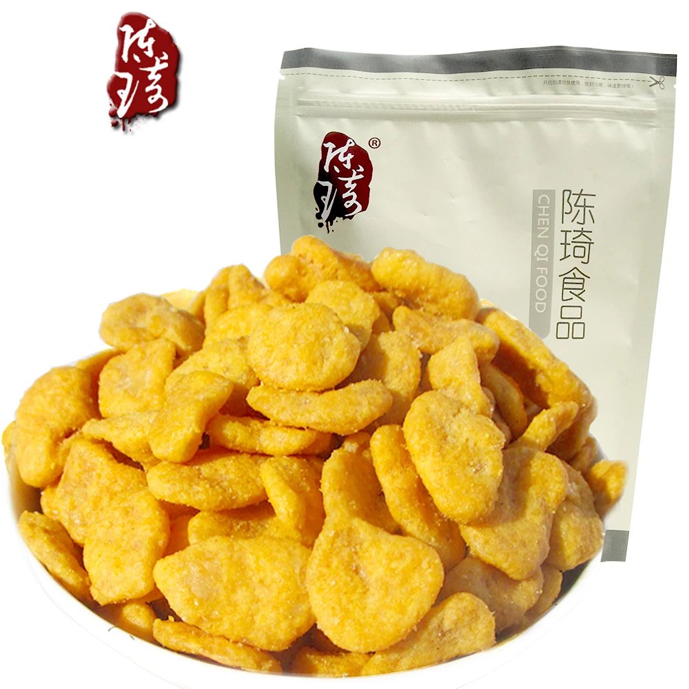 陈琦蟹黄味蚕豆400g零食兰花豆豆瓣