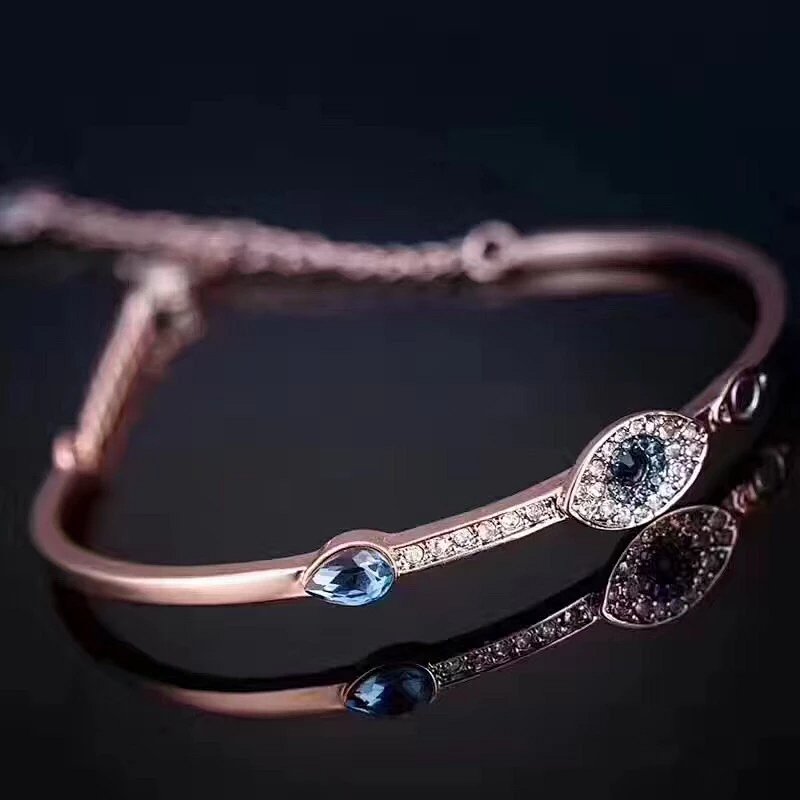 【预定】swarovski 施华洛世奇恶魔之眼水晶手镯 施华洛世奇恶魔之眼