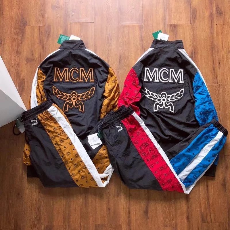 MCM Black Track Jacket and Pants Set