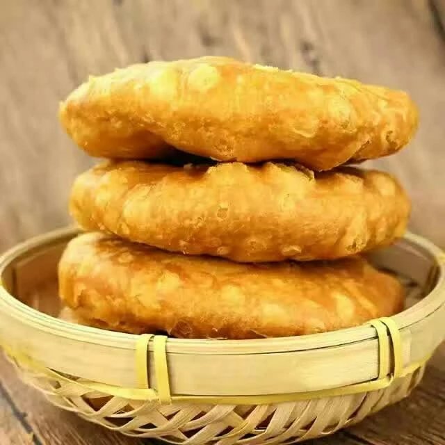 甘肃特产定西特色小吃纯胡麻油饼油馍馍手工发面油饼5个装两份包邮