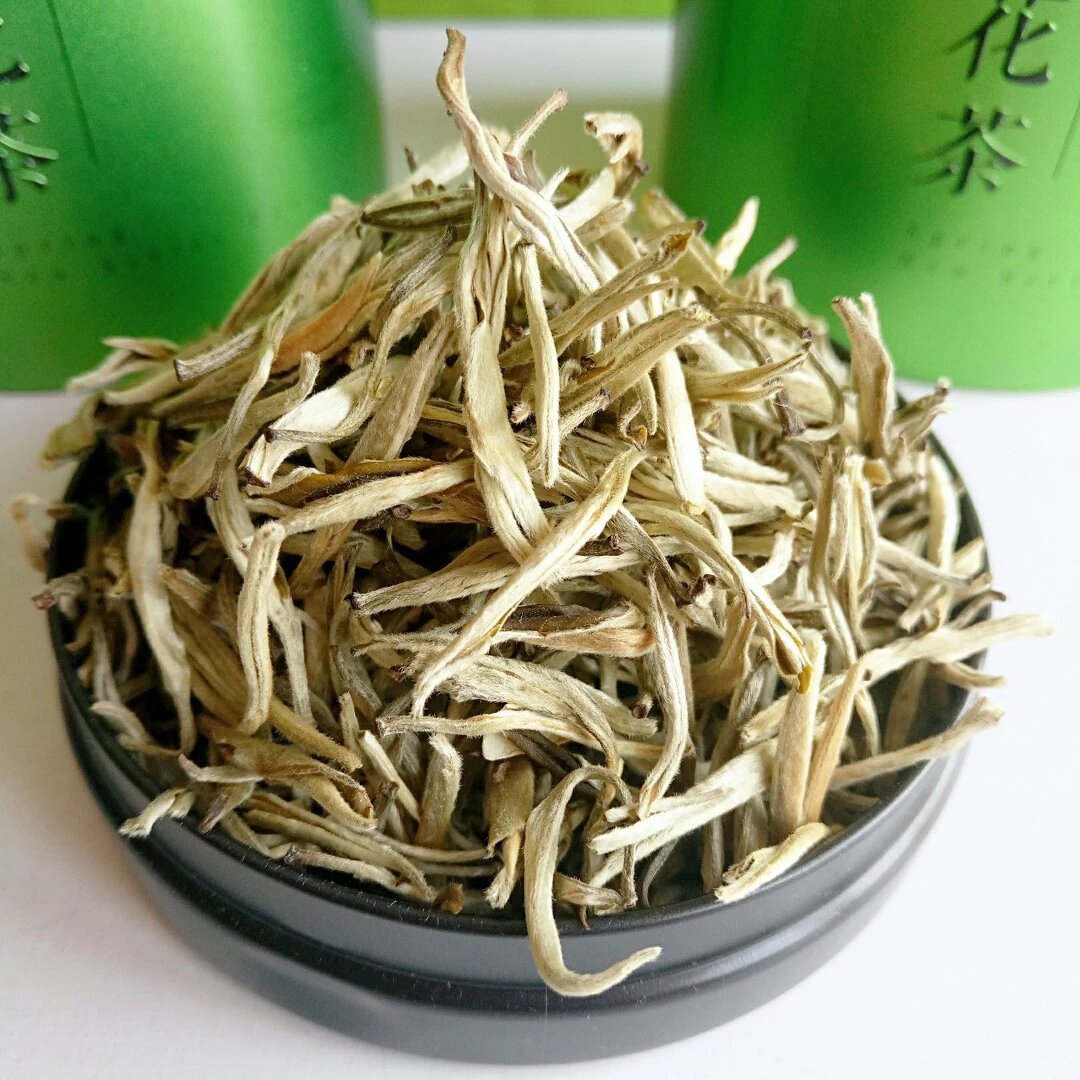 茉莉花茶 茶王纯芽 特级浓香型茶叶 礼盒 一提2罐300克