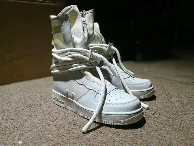空军机能系列耐克nike Sf Air Force 1 High 伞兵部队缠绕鞋带超高帮机能靴 男女