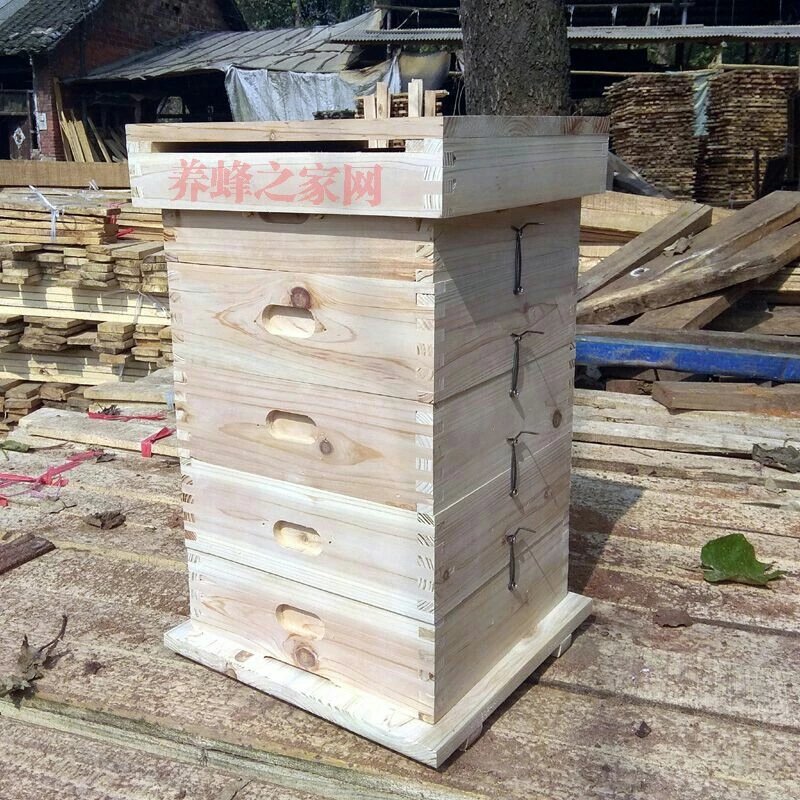 中蜂格子箱 中蜂土养箱 全杉木蜂箱