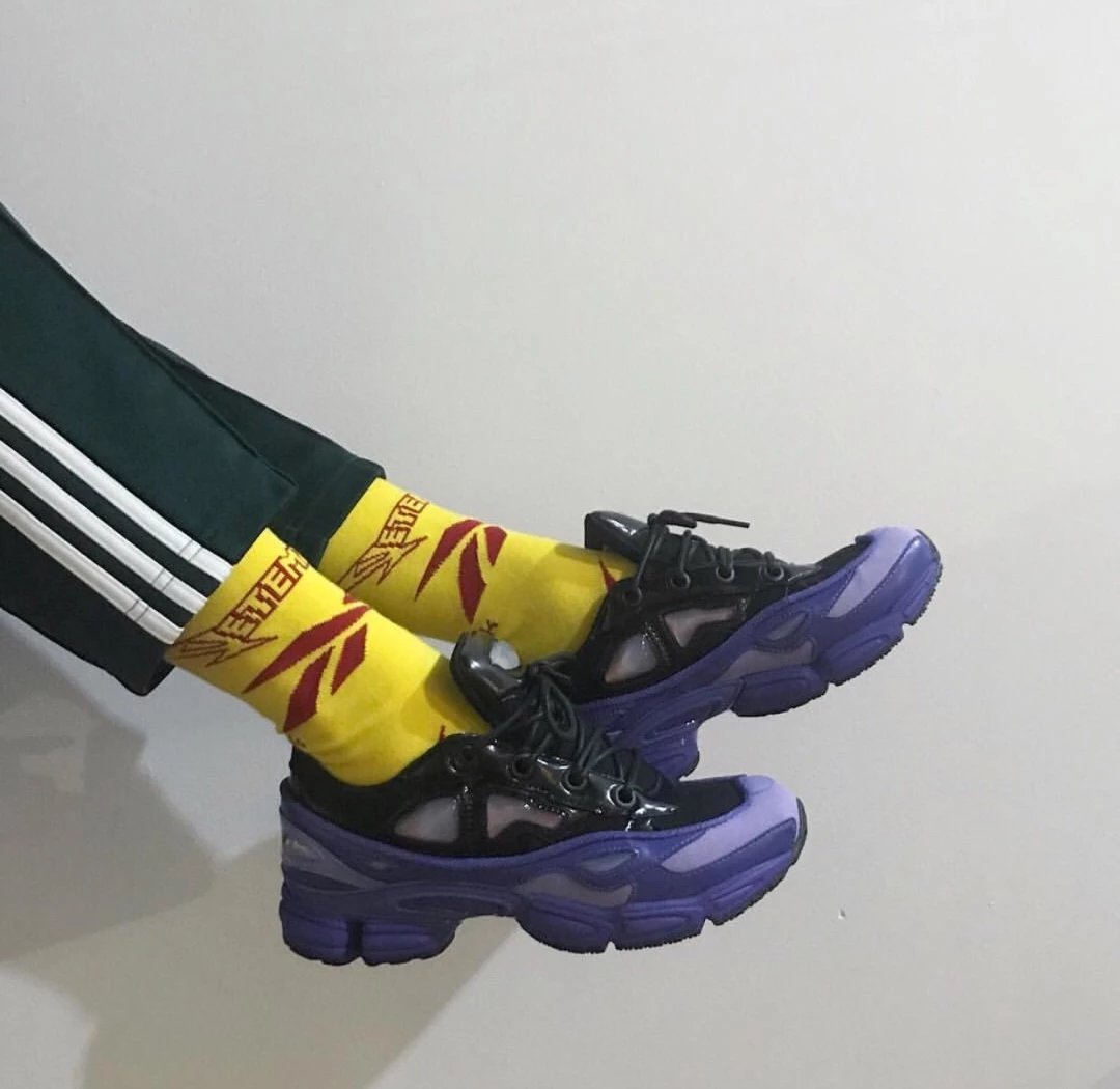 Reebok x Vetements Collaboration Logo Socks White - 10