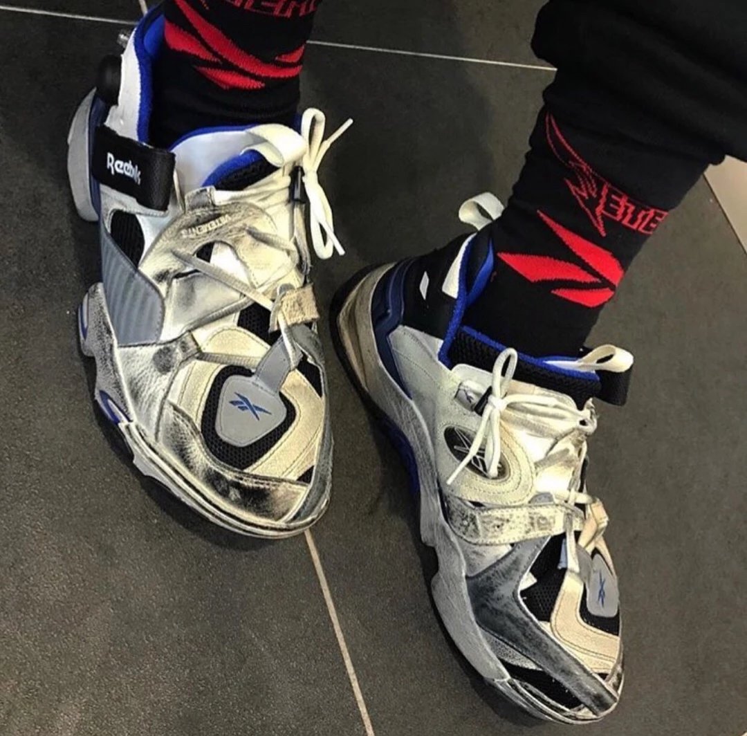 Reebok x Vetements Collaboration Logo Socks White - 12