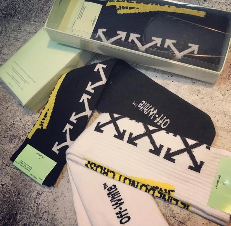 1:1 Off WHITE socks袜子 18SS (update new version accessories and size)