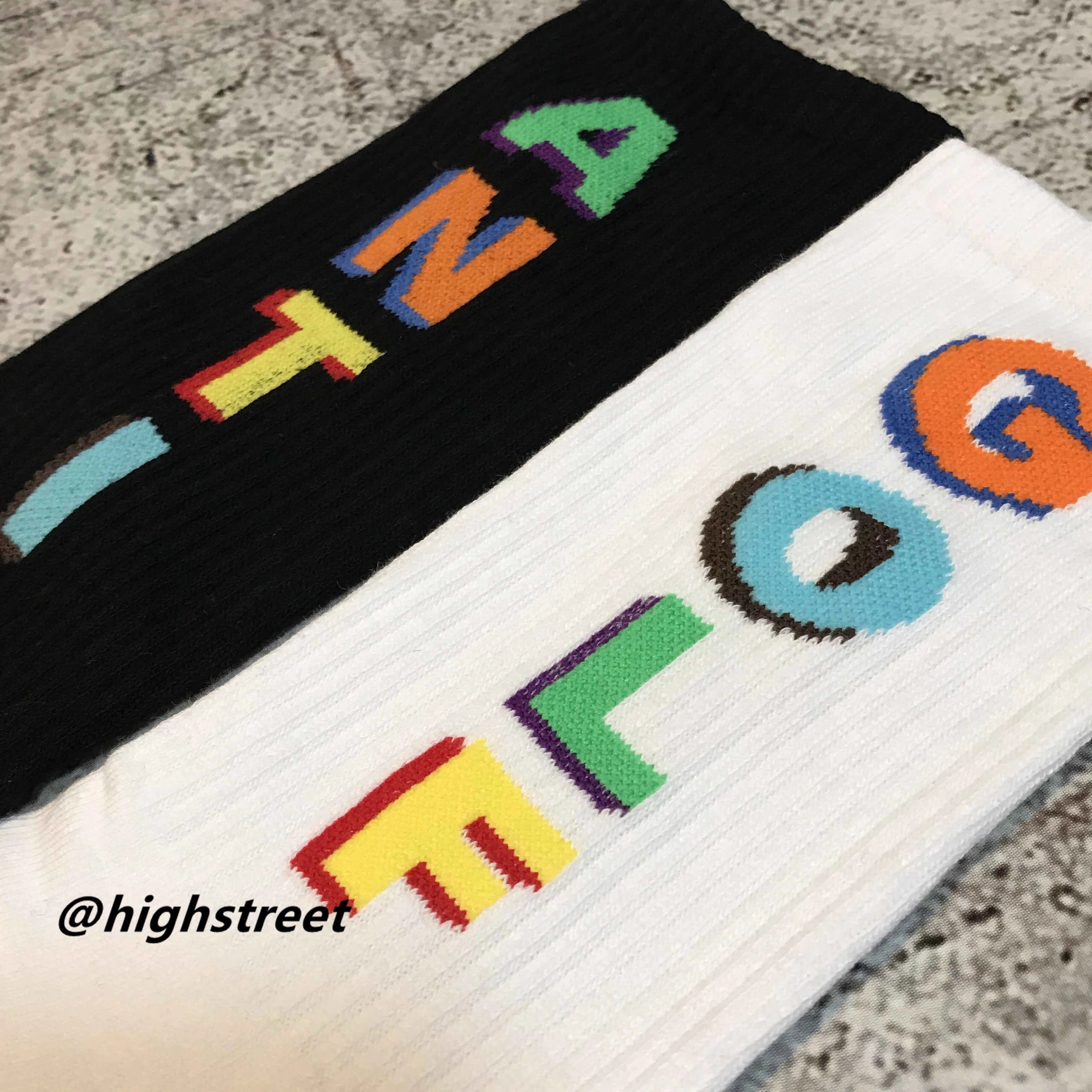 Anti Social Social Club ANT! Socks White Multicolor - 5